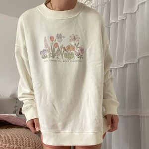 AE flower crewneck